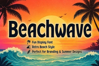 Beachwave Font: Breezy Script for Creative Design Projects