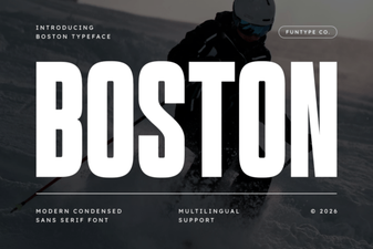 Boston Font – Free Sans Serif Typeface for Modern Design