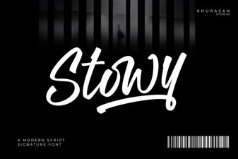 Stowy Font: Stylish Typography for Creative Projects